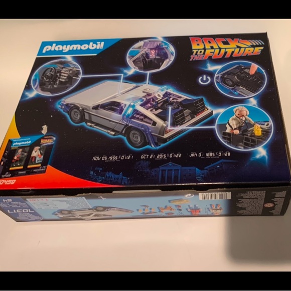 Playmobil BACK TO THE FUTURE DeLorean Playset Toy - Picture 2 of 6
